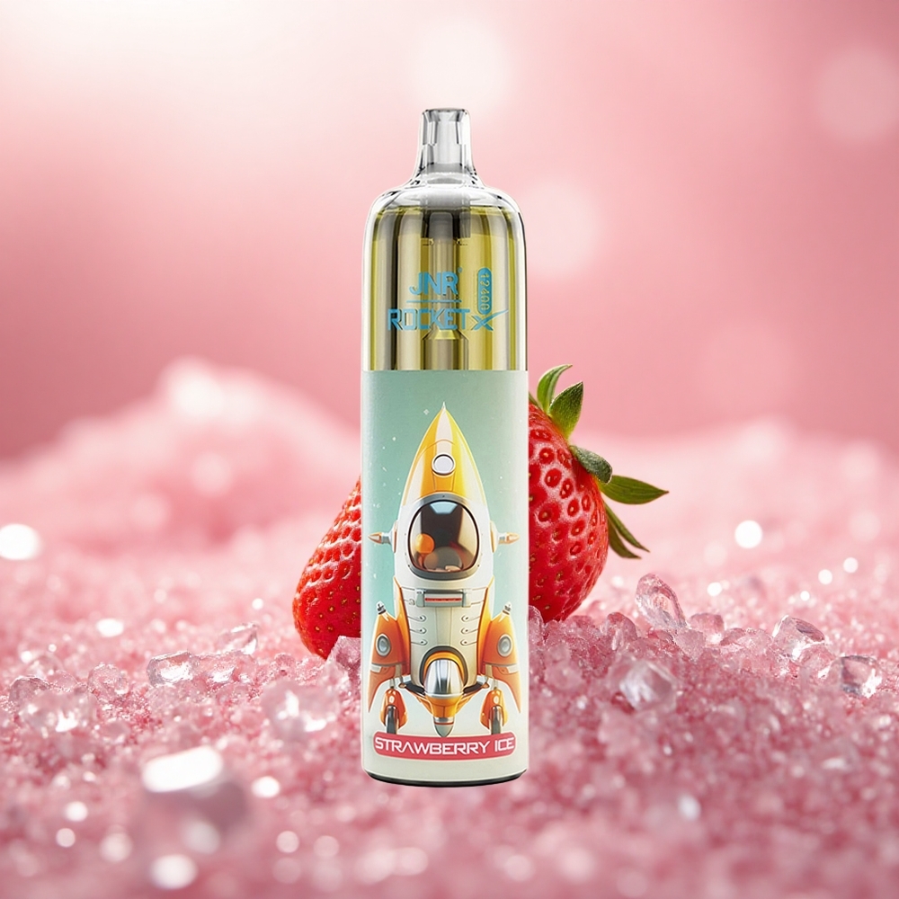 Strawberi Ais JNR Rocket-X 12400 Puff Penyesuai Aliran Udara