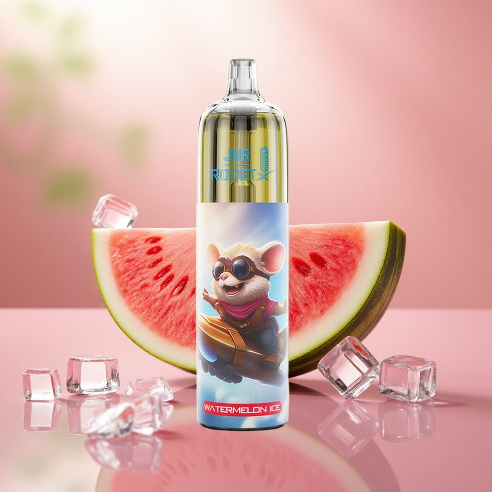 Tembikai Ais JNR Rocket-X 12400 Puffs Jenis-C Pantas Cas