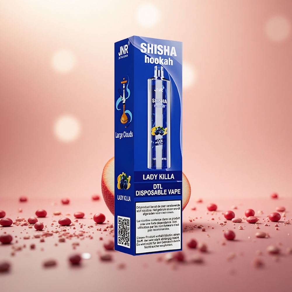 Lady Killa JNR Shisha Hookah 12000 Puff Vape Sekali Pakai 24ml