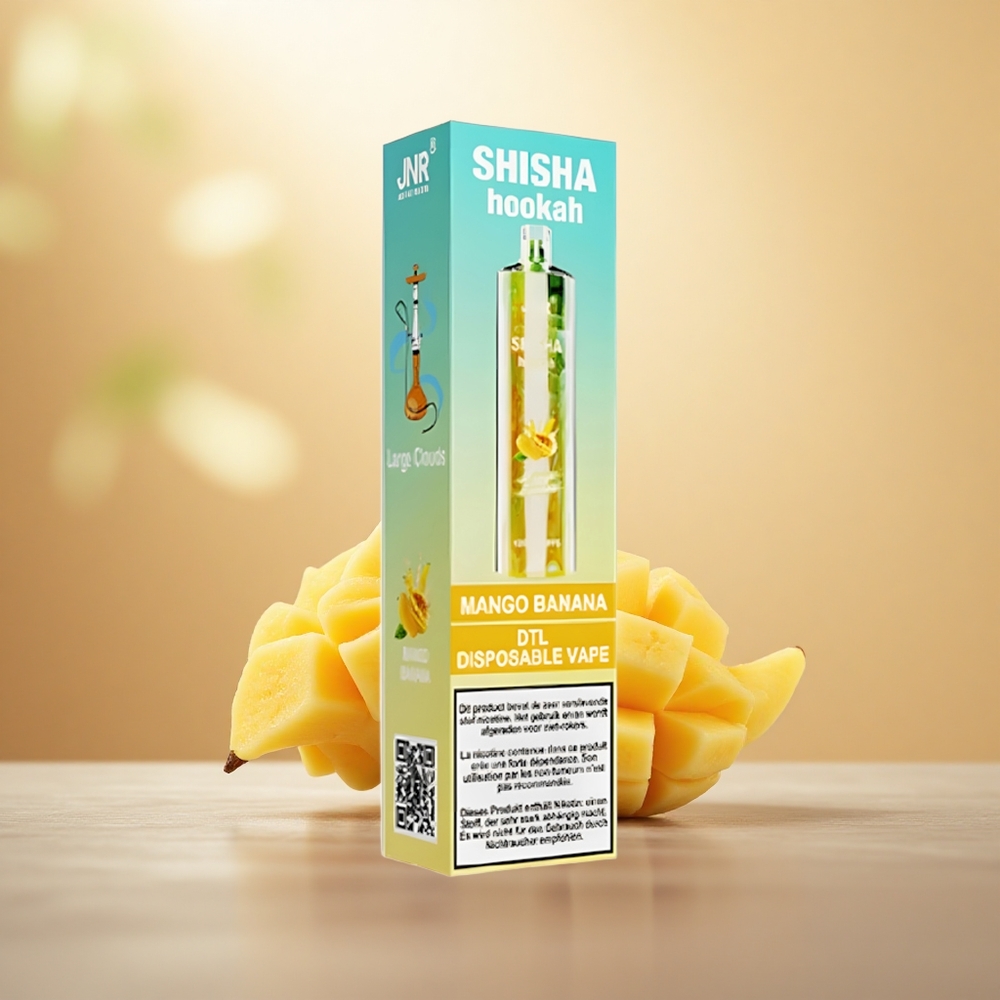 Manga Pisang JNR Shisha Hookah 12000 Puffs 24ml Type-C Fast Charging