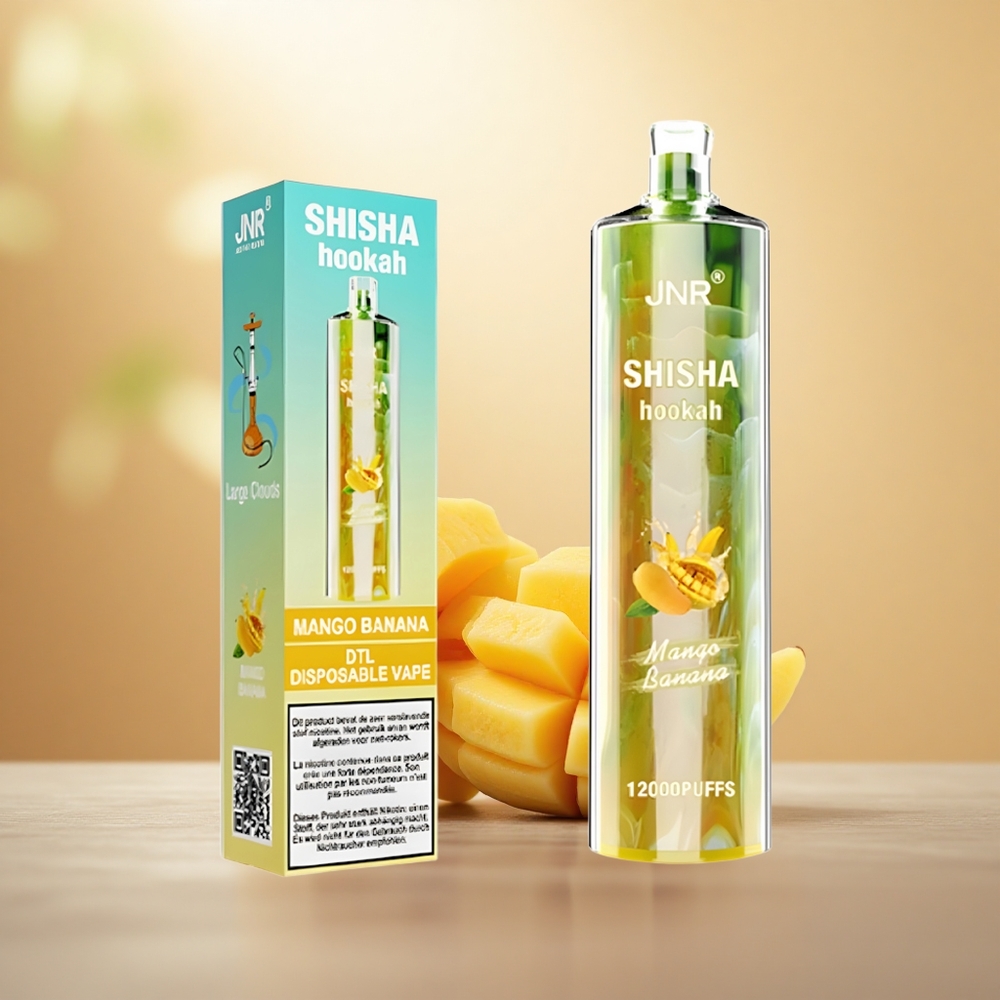 Manga Pisang JNR Shisha Hookah 12000 Puffs 24ml Type-C Fast Charging