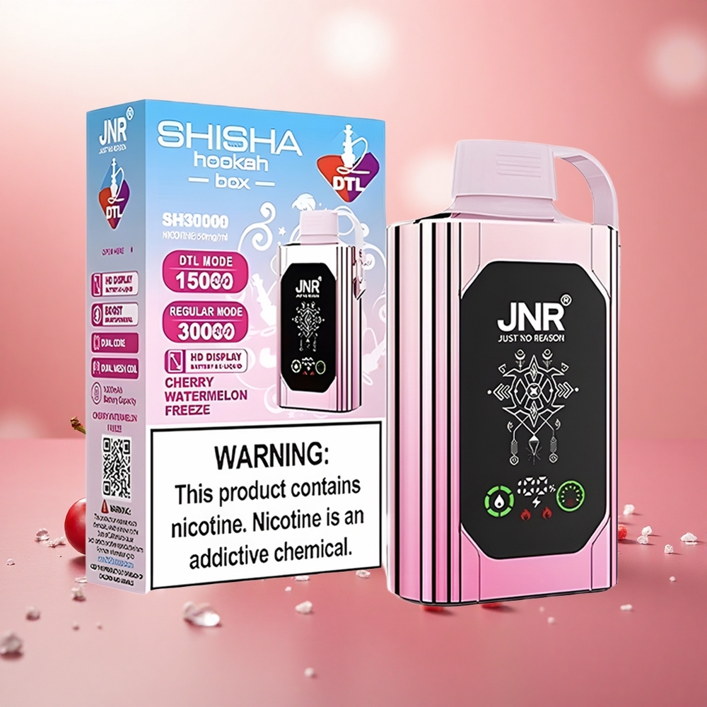 Cerai Tembikai Beku JNR Shisha Hookah Box 20500 Puffs 25ml Gegelung Dwi Mesh Type-C