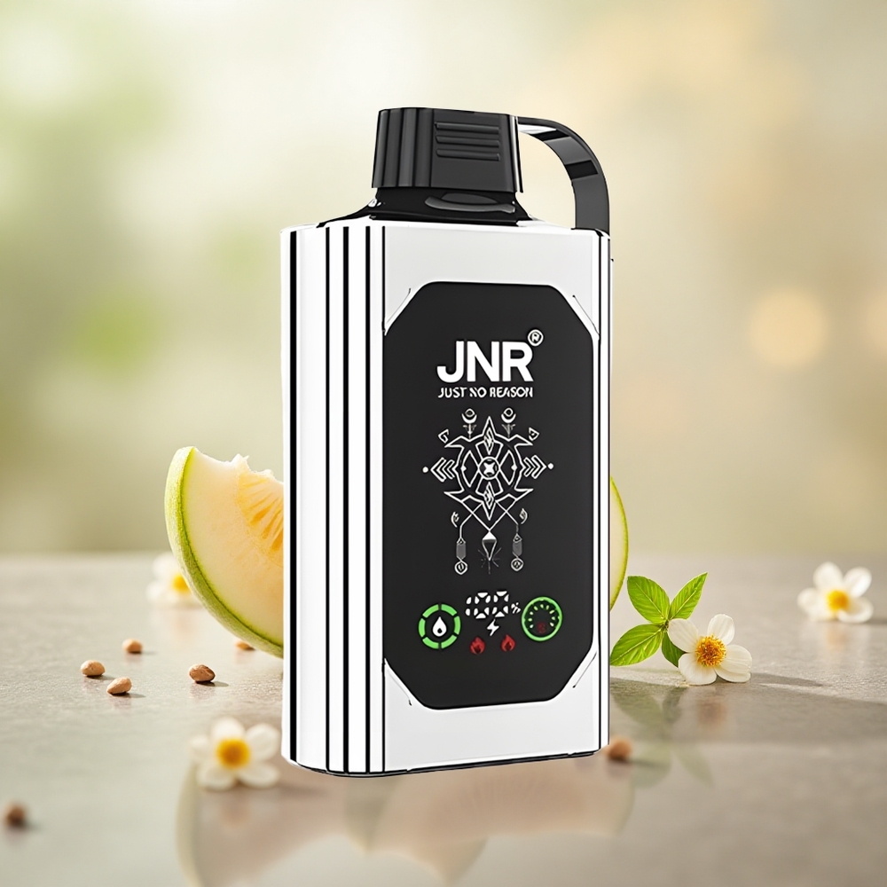 Pudina Double Melon JNR Shisha Hookah Box 20500 Puffs Vape Sekali Pakai Gegelung Dwi Mesh Type-C