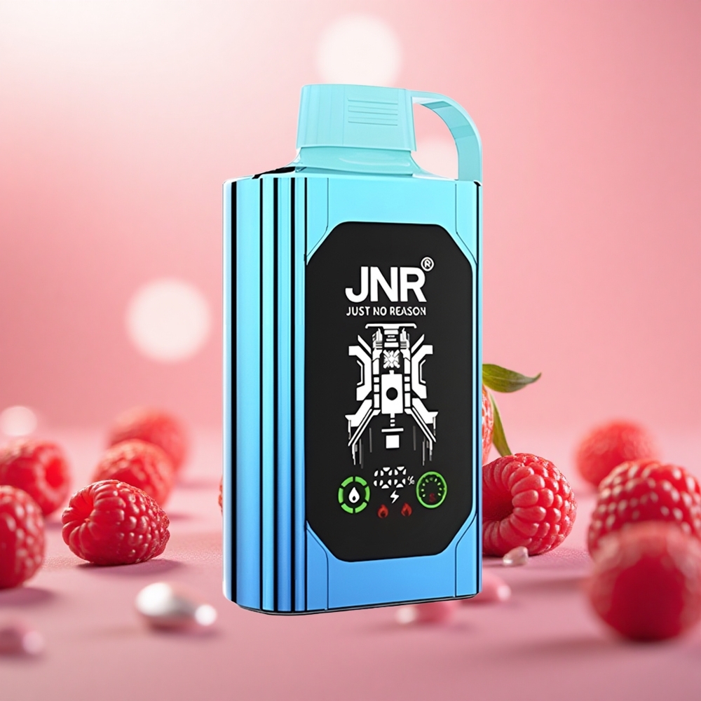 Strawberi Raspberi Gula-gula JNR Shisha Hookah Box 20500 Puff Gegelung Dwi Mesh