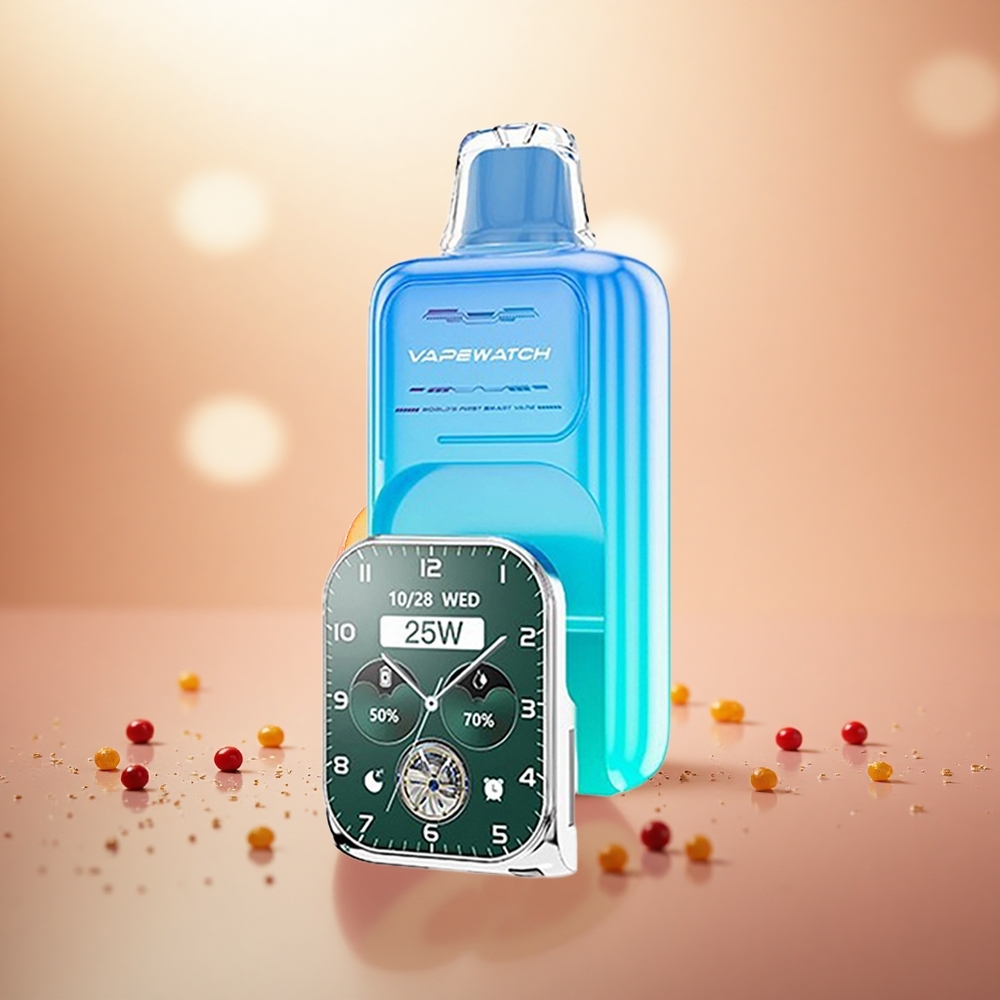 Epal Masam Ais JNR VapeWatch 30000 Puffs Gegelung Dwi Mesh