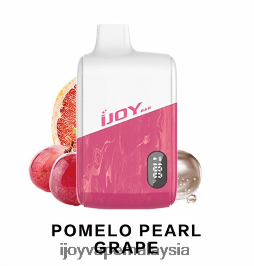 iJOY Bar IC8000 pakai buang 264RJ4192 - iJOY Vape Kuala Lumpur anggur mutiara pomelo