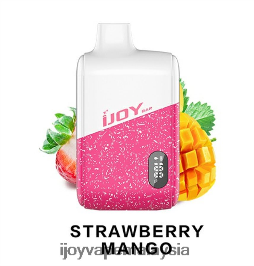 iJOY Bar IC8000 pakai buang 264RJ4194 - iJOY Vape Review mangga strawberi