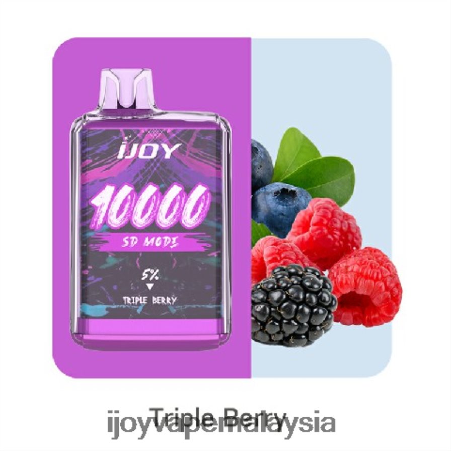 iJOY Bar SD10000 pakai buang 264RJ4173 - iJOY Vape Flavors tiga buah beri