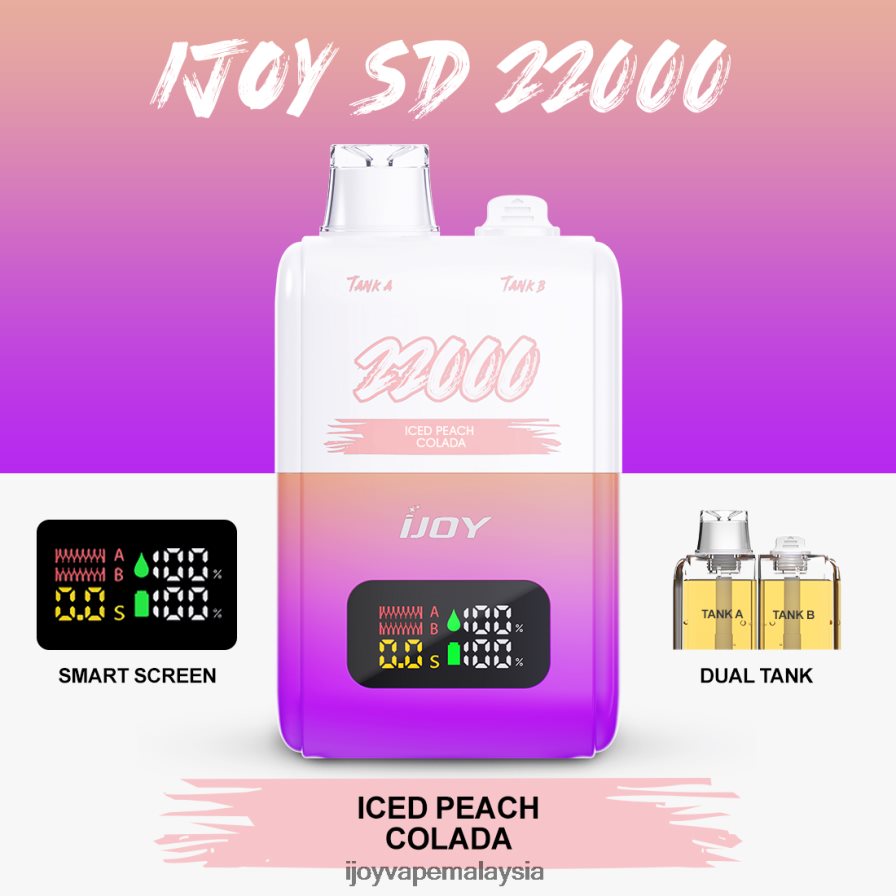 iJOY SD 22000 pakai buang 264RJ4155 - iJOY Vape Price ais pic colada