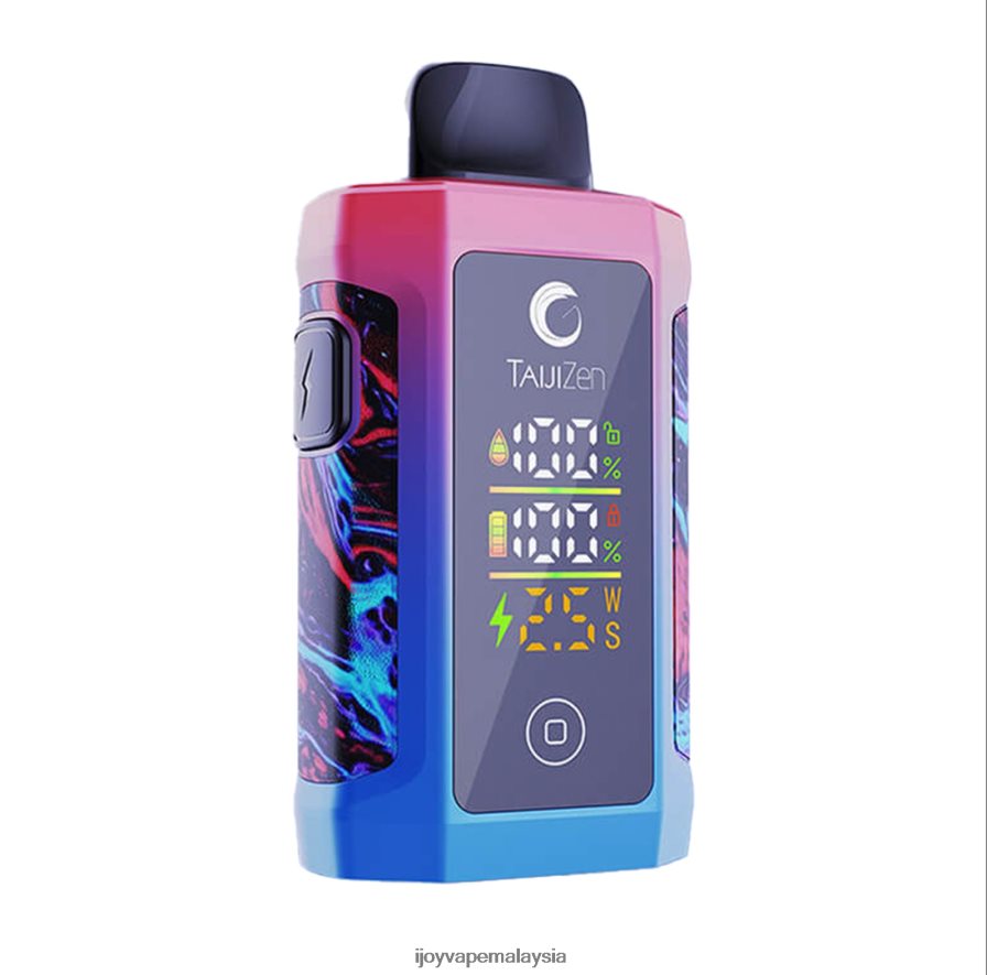 iJOY TaijiZen Judo 24000 vape pakai buang 264RJ455 - iJOY Vape Price ais raspberi biru