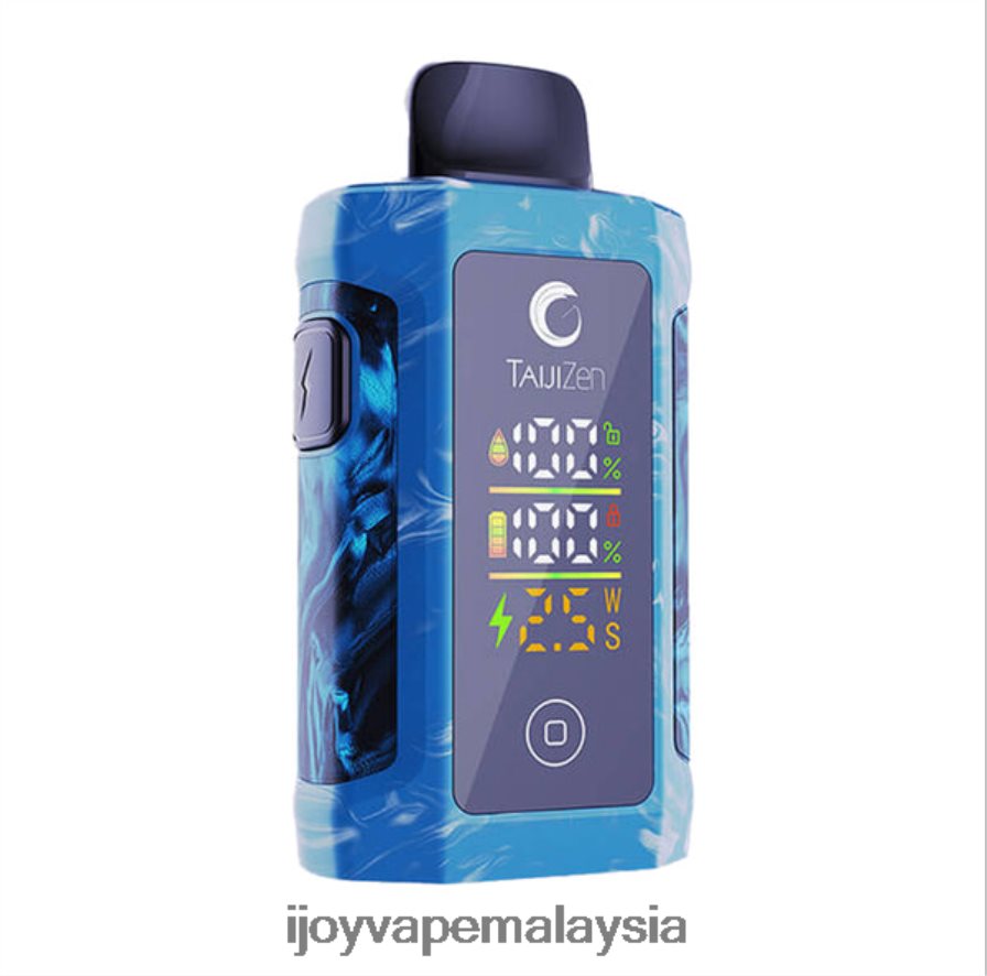iJOY TaijiZen Judo 24000 vape pakai buang 264RJ456 - iJOY Bar Review kelapa strawberi biru