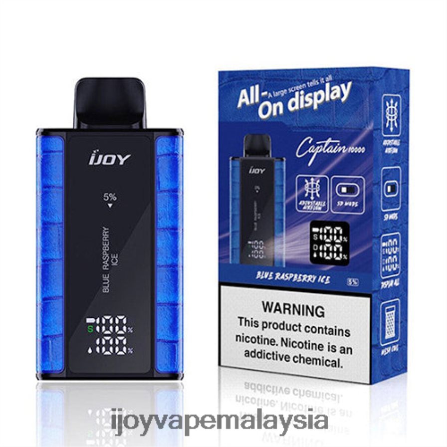 iJOY Bar Captain pakai buang 264RJ483 - iJOY Vape Flavors rasberi biru